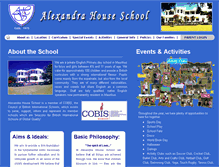 Tablet Screenshot of alexandrahouseschool.com